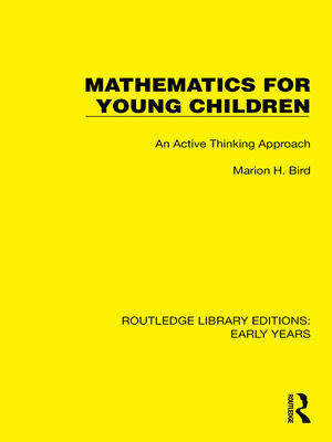 cover image of Mathematics for Young Children